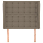 Galvūgalis su auselėmis, taupe, 103x23x118/128cm, audinys