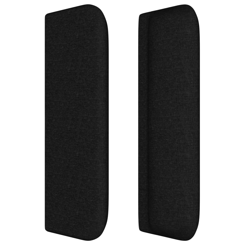 Galvūgalis su auselėmis, juodos spalvos,203x16x78/88cm, audinys