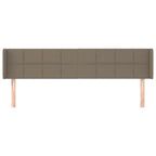 Galvūgalis su auselėmis,taupe spalvos,163x16x78/88 cm, audinys
