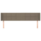 Galvūgalis su auselėmis, taupe spalvos,203x16x78/88cm, audinys