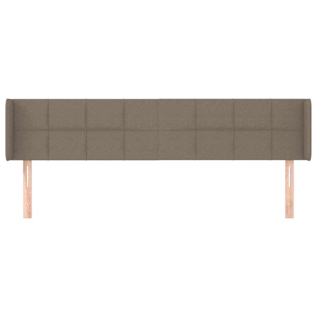 Galvūgalis su auselėmis, taupe spalvos,203x16x78/88cm, audinys