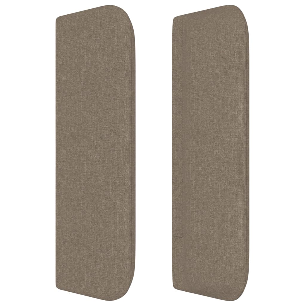 Galvūgalis su auselėmis, taupe spalvos,203x16x78/88cm, audinys