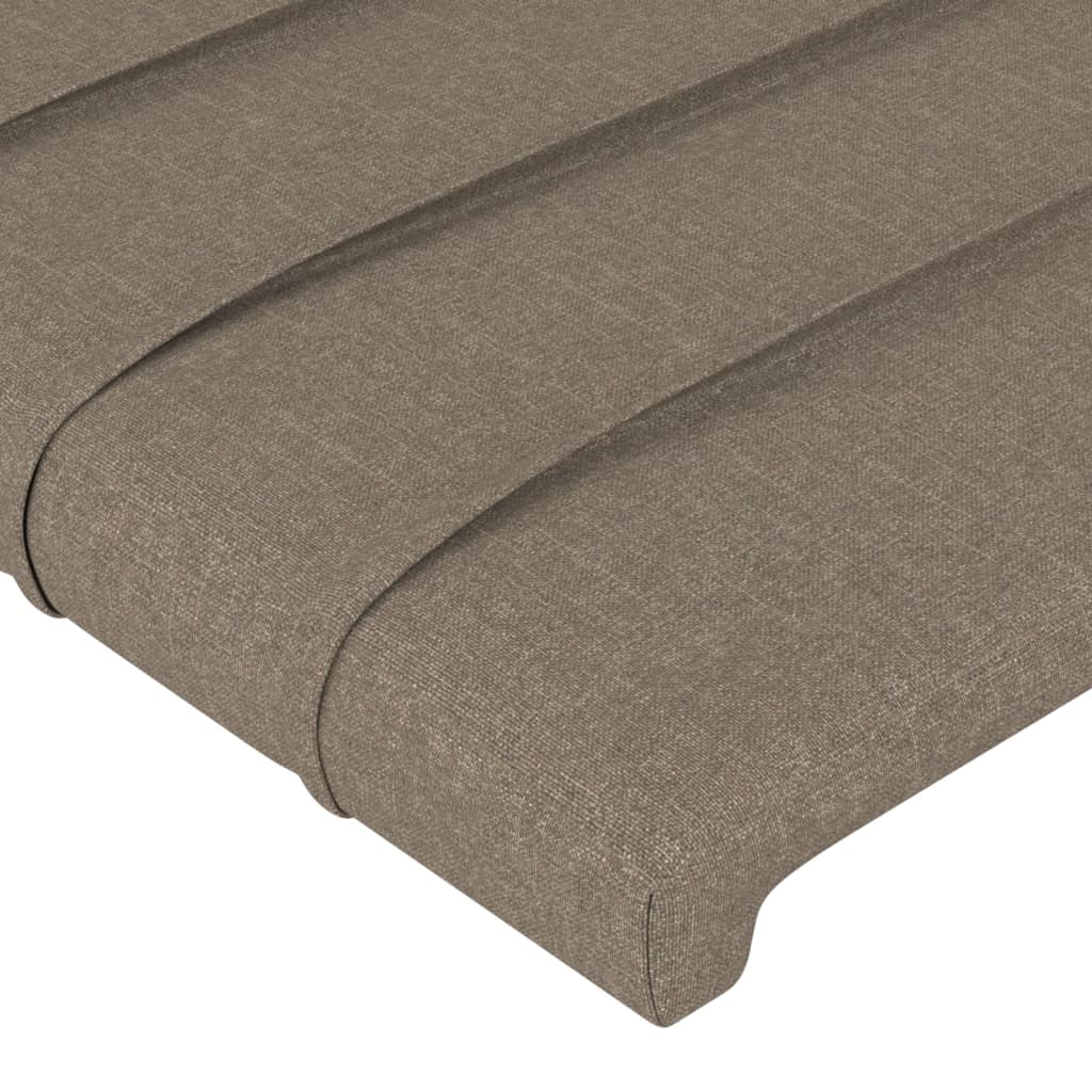 Galvūgalis su auselėmis, taupe spalvos,203x16x78/88cm, audinys