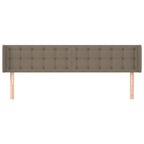 Galvūgalis su auselėmis, taupe spalvos,203x16x78/88cm, audinys