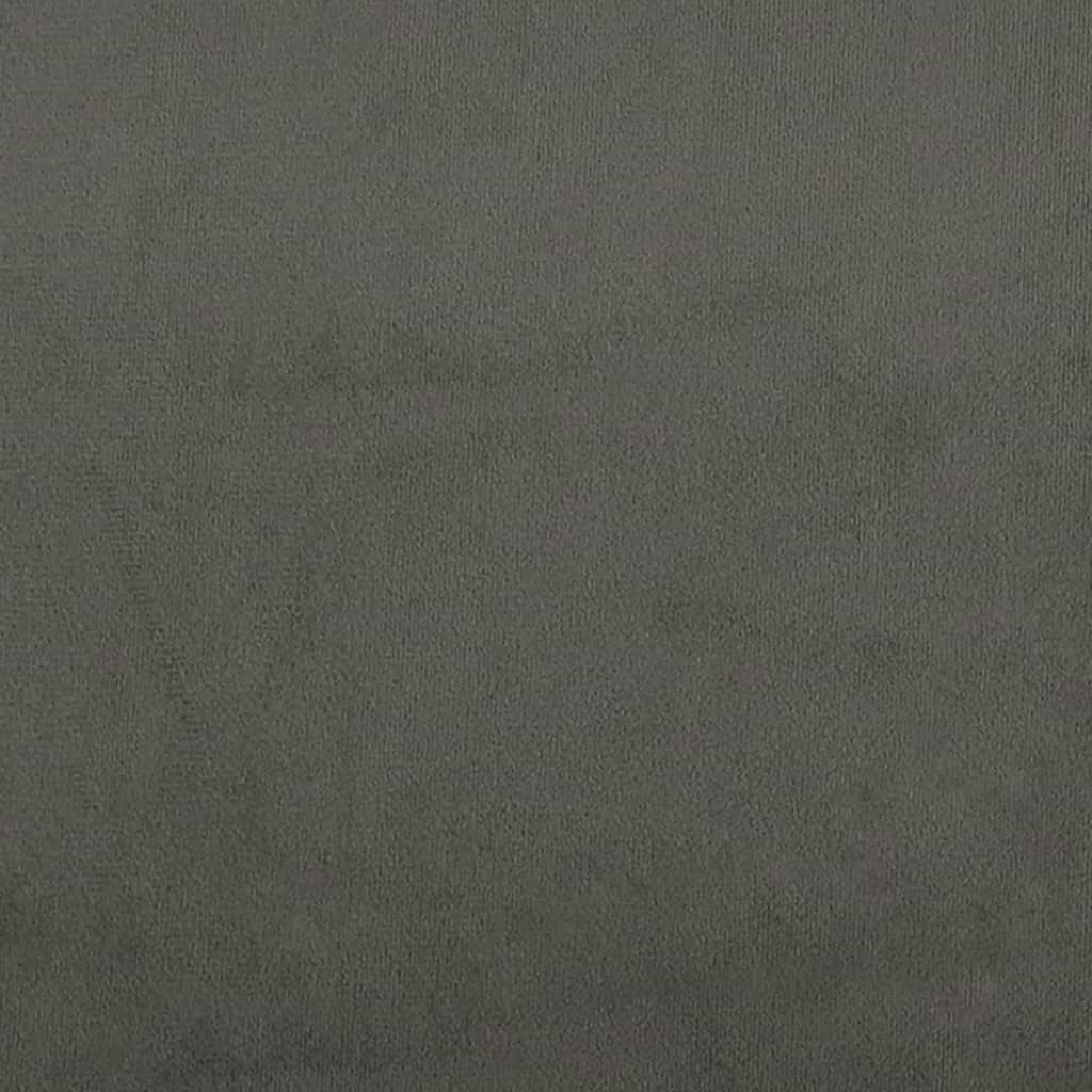 Galvūgalis su auselėmis,tamsiai pilkos,163x16x118/128cm,aksomas