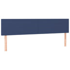 Galvūgalis su LED, mėlynos spalvos, 200x5x78/88cm, audinys