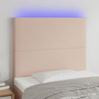 Galvūgalis su LED, kapučino spalvos, 100x5x118/128cm
