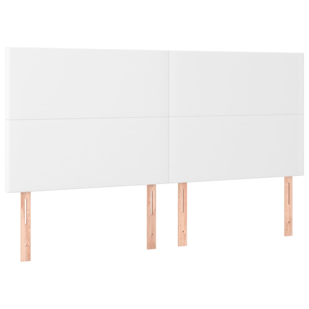 Galvūgalis su LED, baltos spalvos, 160x5x118/128 cm