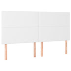 Galvūgalis su LED, baltos spalvos, 160x5x118/128 cm