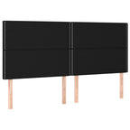 Galvūgalis su LED, juodos spalvos, 200x5x118/128cm, audinys