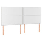 Galvūgalis su LED, baltos spalvos, 200x5x118/128 cm