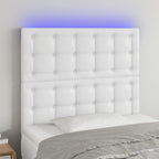 Galvūgalis su LED, baltos spalvos, 100x5x118/128 cm