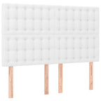 Galvūgalis su LED, baltos spalvos, 144x5x118/128 cm