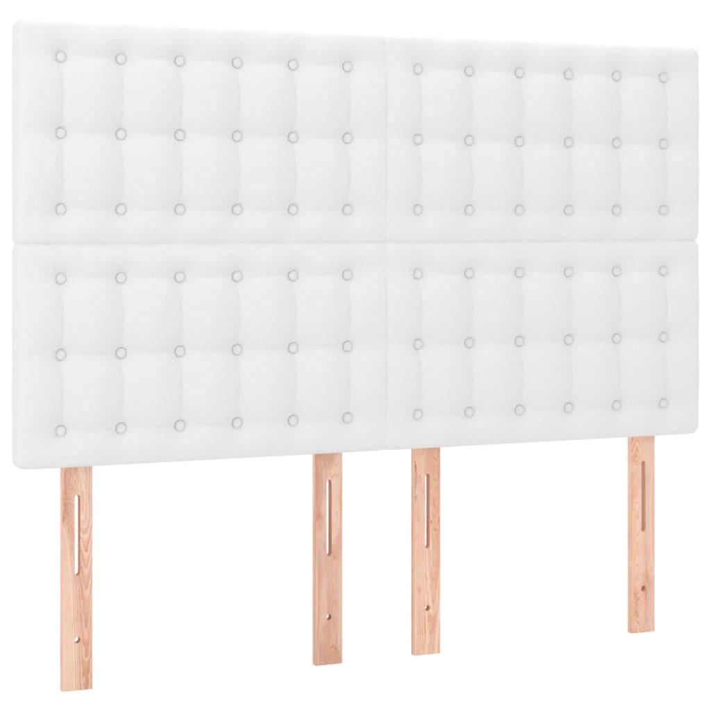 Galvūgalis su LED, baltos spalvos, 144x5x118/128 cm