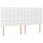 Galvūgalis su LED, baltos spalvos, 160x5x118/128 cm
