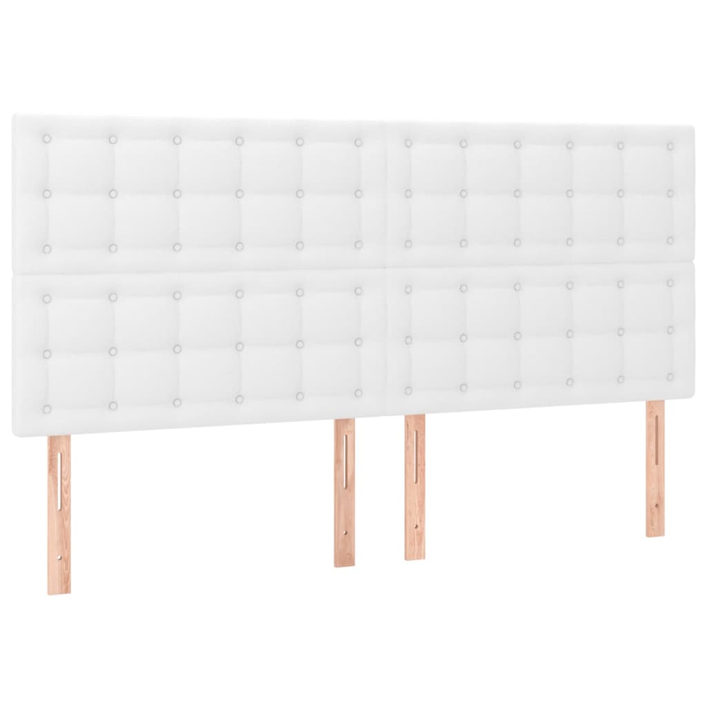 Galvūgalis su LED, baltos spalvos, 160x5x118/128 cm