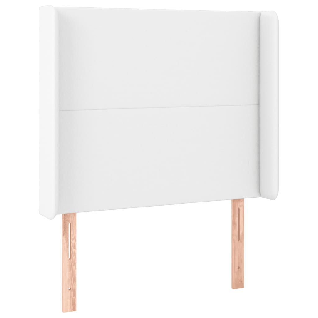 Galvūgalis su LED, baltos spalvos, 83x16x118/128 cm