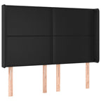 Galvūgalis su LED, juodos spalvos, 147x16x118/128 cm