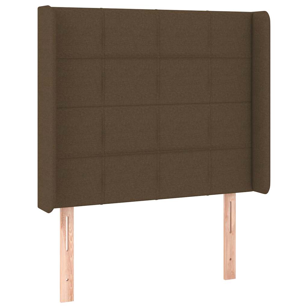 Galvūgalis su LED, tamsiai rudos spalvos, 83x16x118/128cm