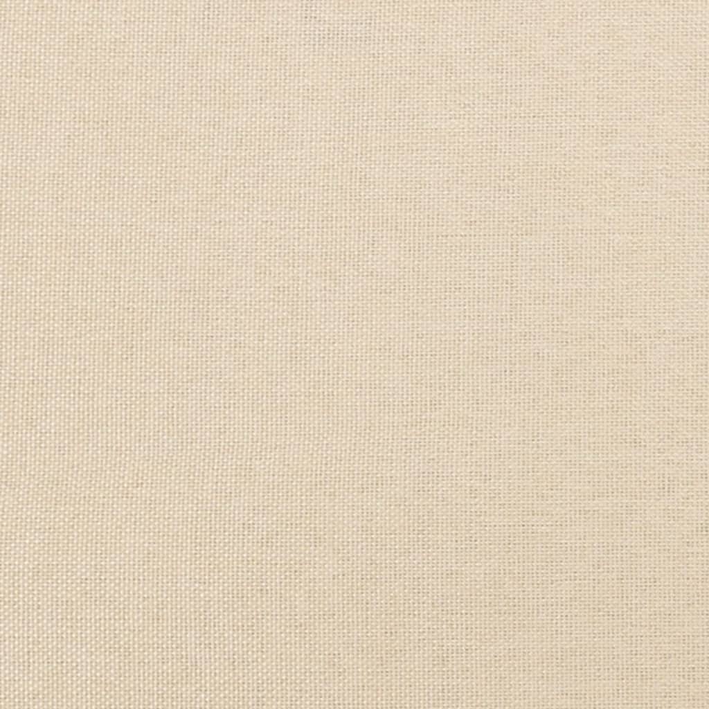 Lovos rėmas be čiužinio, kreminės spalvos, 120x200cm, audinys