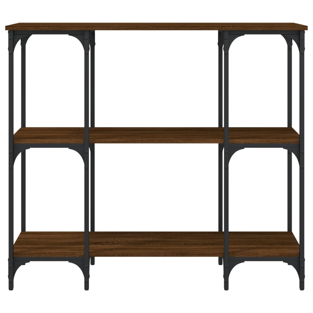 Konsolinis staliukas, rudas ąžuolo, 102x35x90cm, mediena