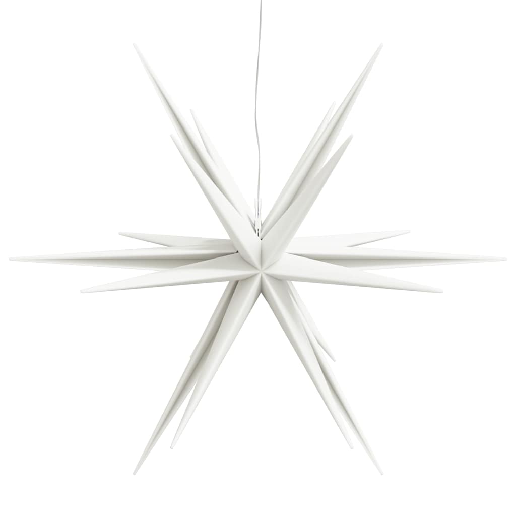 Kalėdinis šviestuvas su LED, baltos spalvos, 57cm, sulankstomas