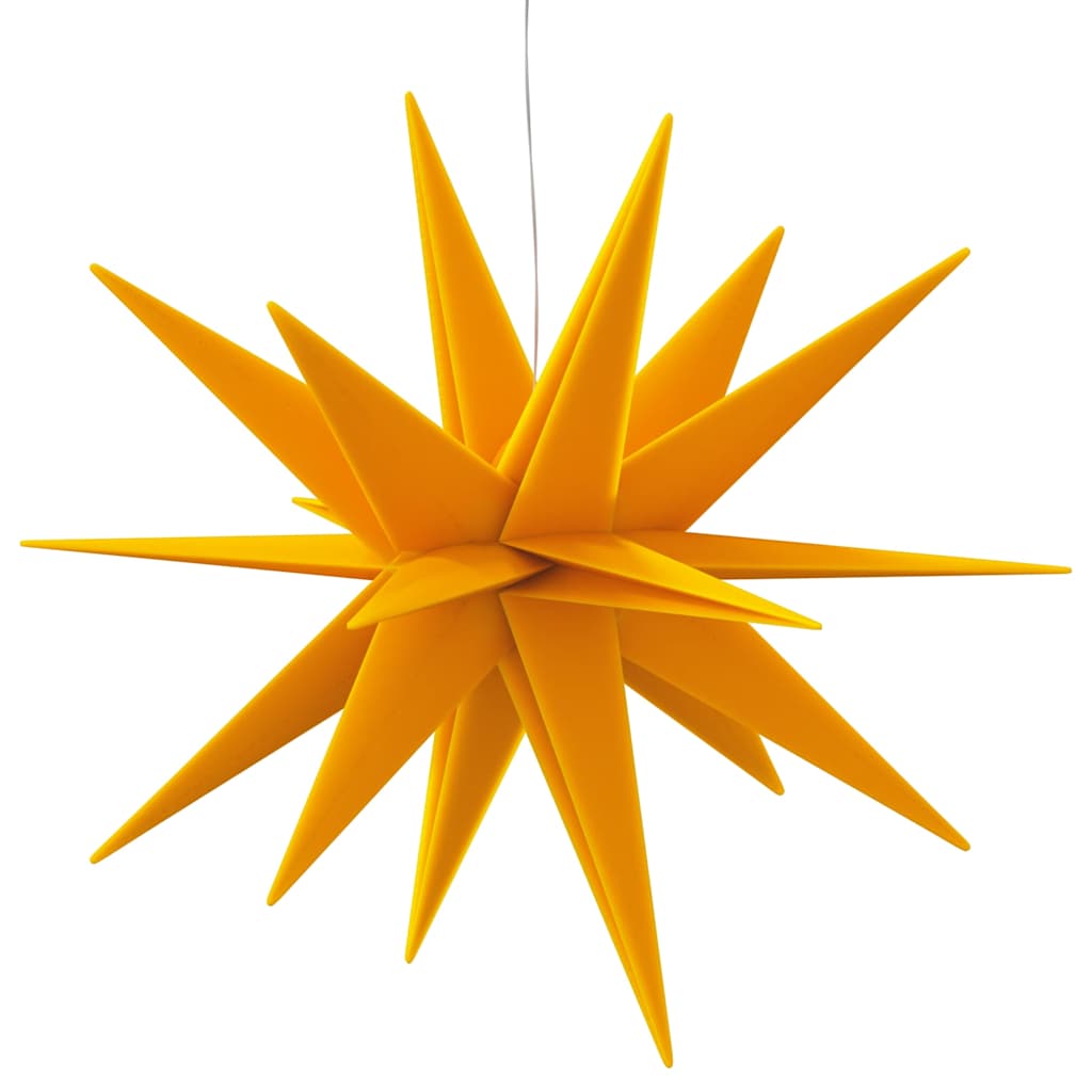 Kalėdinis šviestuvas su LED, geltonas, 57cm, sulankstomas