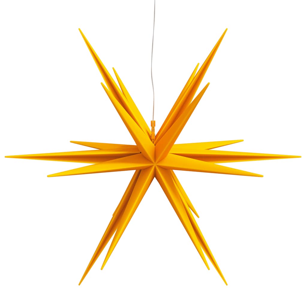 Kalėdinis šviestuvas su LED, geltonas, 57cm, sulankstomas