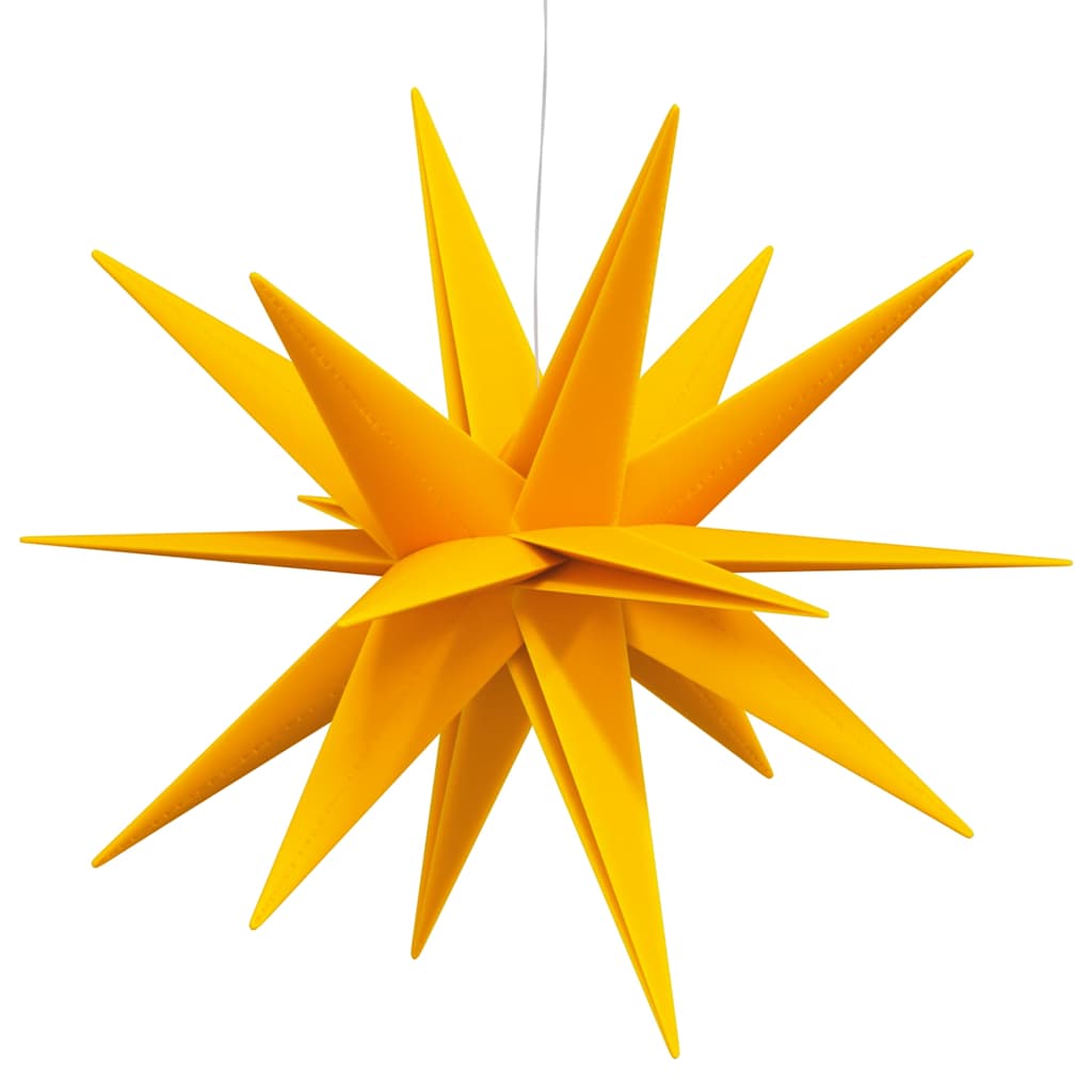 Kalėdinis šviestuvas su LED, geltonas, 57cm, sulankstomas