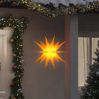 Kalėdinis šviestuvas su LED, geltonas, 57cm, sulankstomas