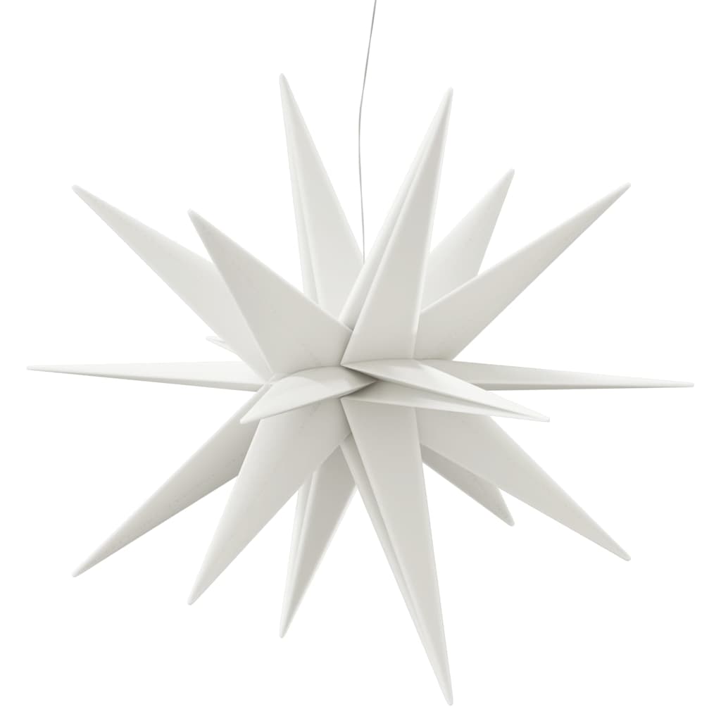 Kalėdų žvaigždė su LED, baltas, 100cm