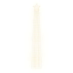 Kalėdų eglutės girlianda, šilta balta, 375cm, 320 LED lempučių