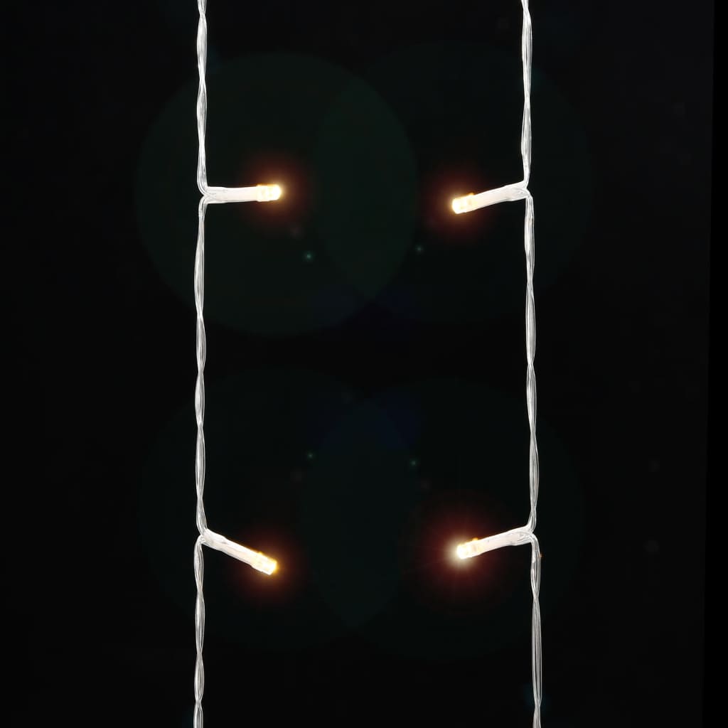 vidaXL Kalėdų eglutės girlianda, šilta balta, 375cm, 320 LED lempučių