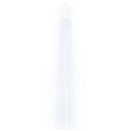 Kalėdų eglutės girlianda, šalta balta, 375cm, 320 LED lempučių