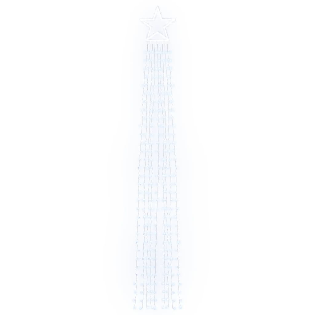 Kalėdų eglutės girlianda, šalta balta, 375cm, 320 LED lempučių