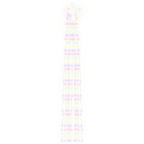 Kalėdų eglutės girlianda, spalvota, 375cm, 320 LED lempučių