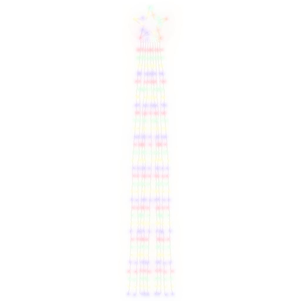 Kalėdų eglutės girlianda, spalvota, 375cm, 320 LED lempučių