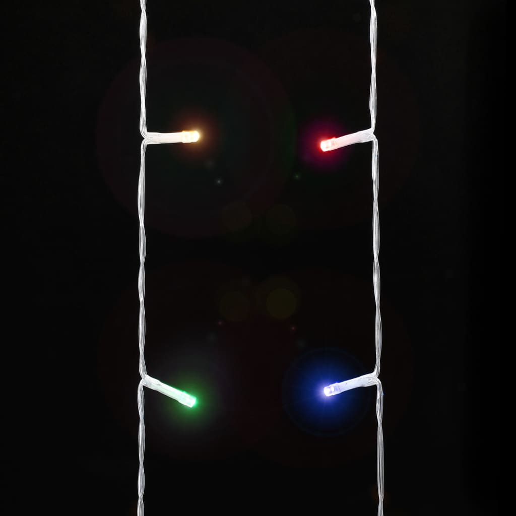 Kalėdų eglutės girlianda, spalvota, 375cm, 320 LED lempučių