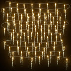 Kalėdinė varveklio lemputė, 100 LED, šiltai balta, 10 m, akrilas, PVC