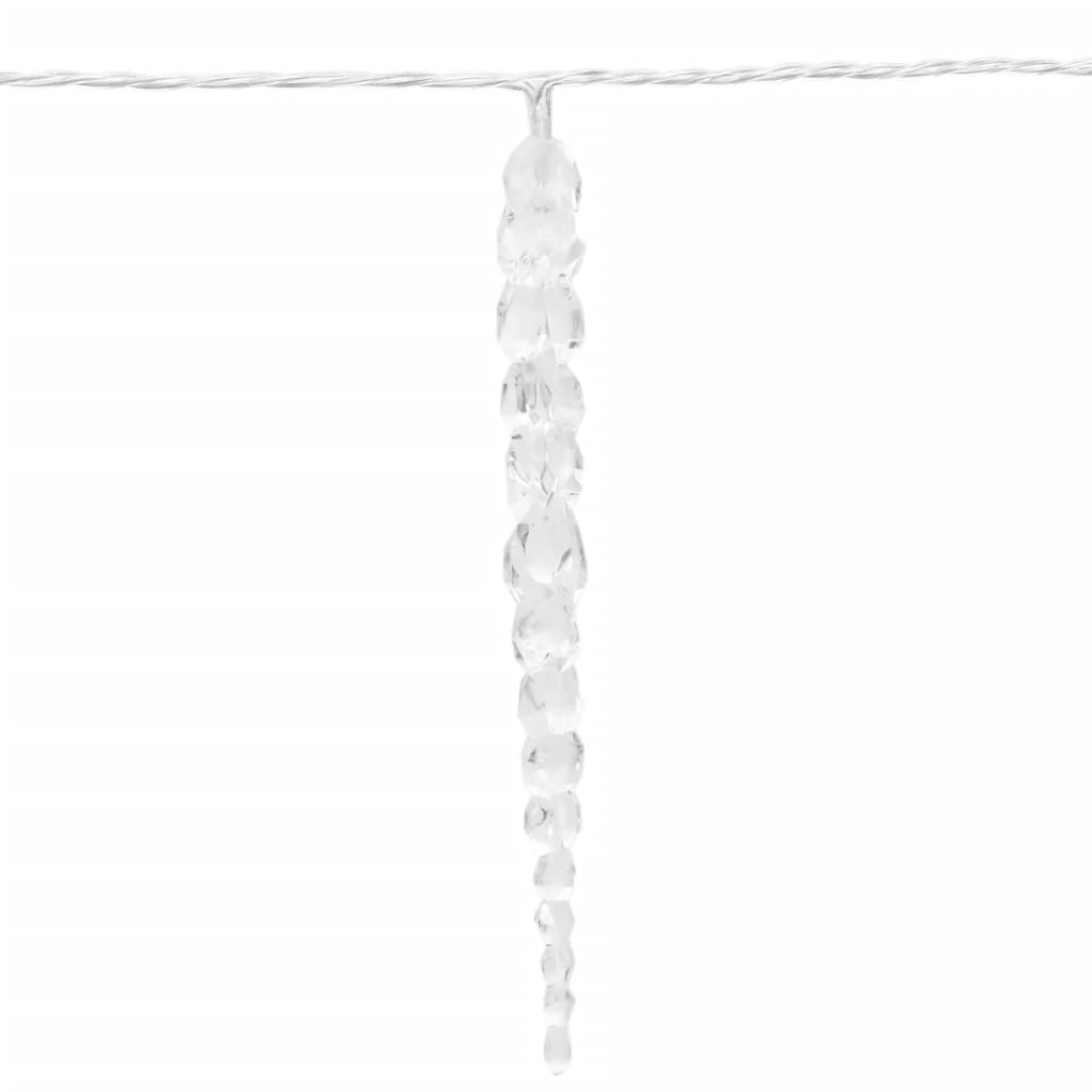 Kalėdinė varveklio lemputė, 100 LED, šiltai balta, 10 m, akrilas, PVC