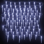Kalėdinė varveklio lemputė, 200 LED, šaltai balta, 20 m, akrilas, PVC