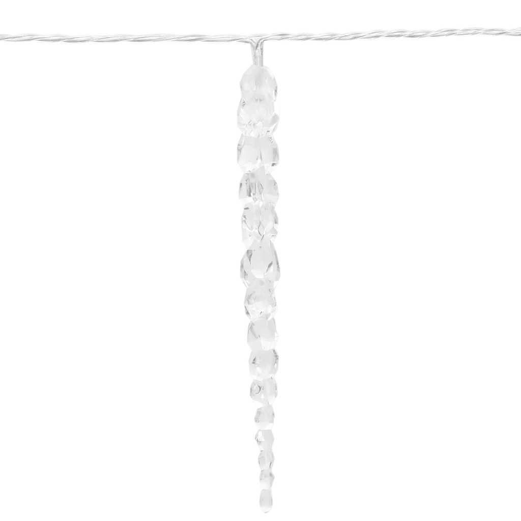 Kalėdinė varveklio lemputė, 200 LED, šaltai balta, 20 m, akrilas, PVC