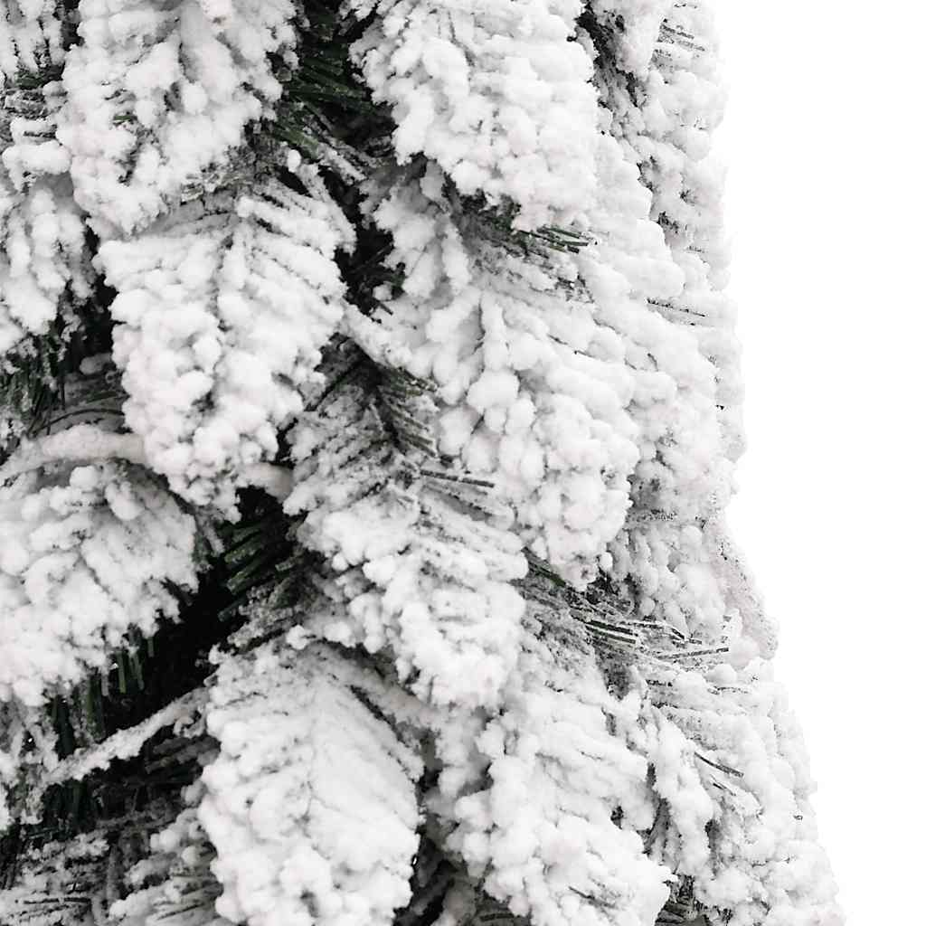 Dirbtinė apšviesta Kalėdų eglutė su 60 LED ir sniegu, 120cm