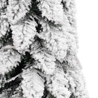 Dirbtinė apšviesta Kalėdų eglutė su 60 LED ir sniegu, 120cm