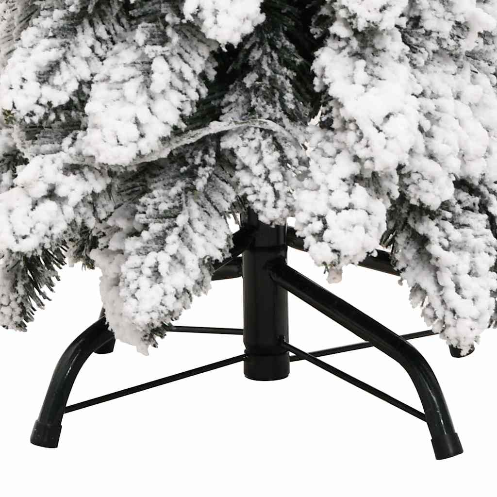 Dirbtinė apšviesta Kalėdų eglutė su 60 LED ir sniegu, 120cm