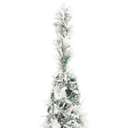 Išskleidžiama dirbtinė Kalėdų eglutė su sniegu, 120cm, 50 LED