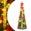 Išskleidžiama dirbtinė Kalėdų eglutė, žalia, 120cm, 50 LED