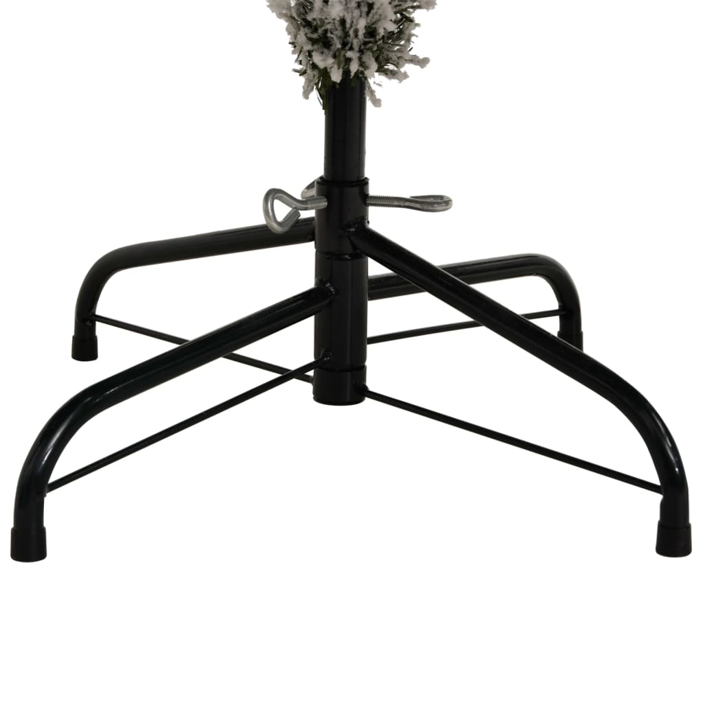 Dirbtinė eglutė su šarnyrinėmis šakomis, 180cm, dengta sniegu