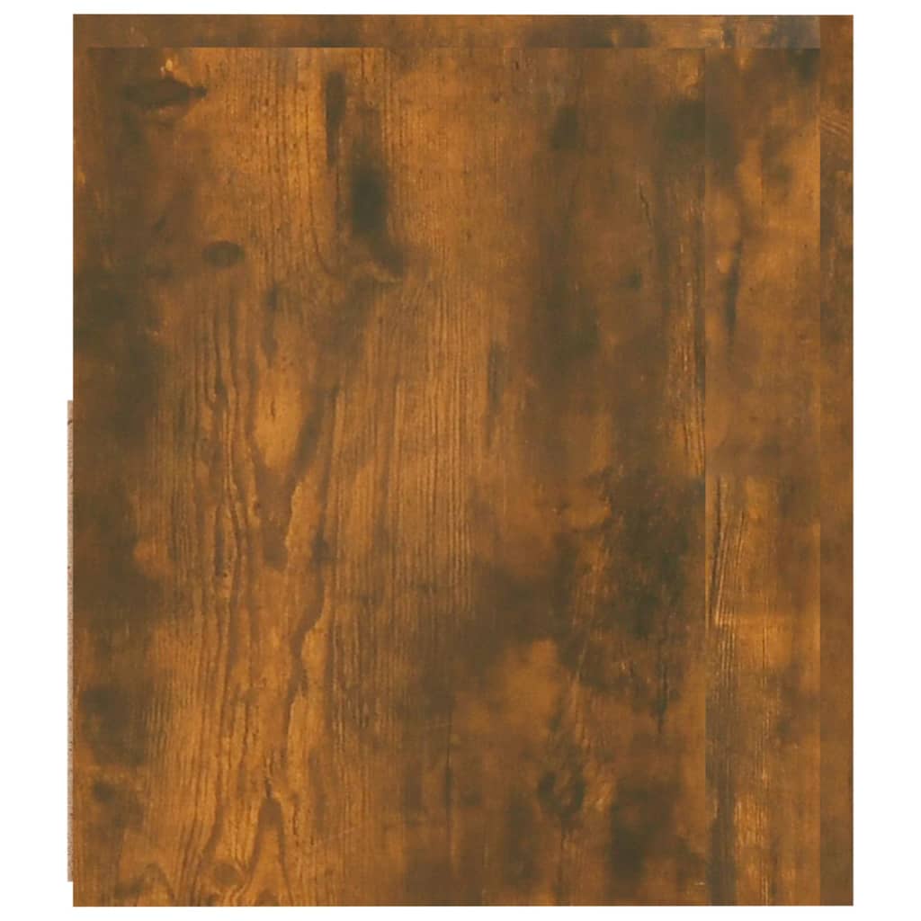 Naktinės spintelės su LED, 2vnt., dūminio ąžuolo, 60x35x40cm