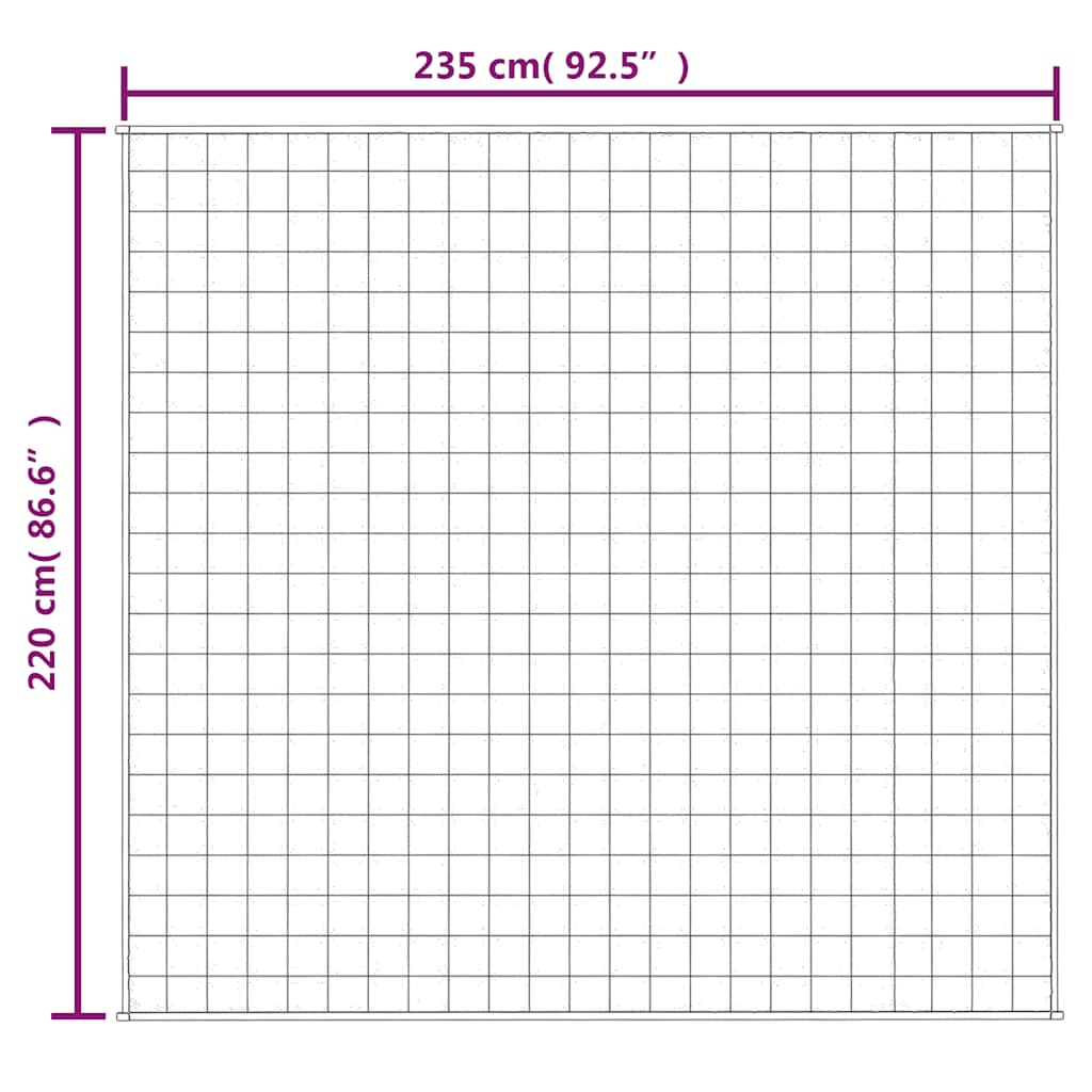 Sunki antklodė, mėlynos spalvos, 220x235cm, audinys, 15kg